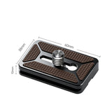 TH10 Quick Release Plate with measurements