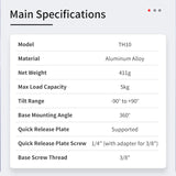 Seestar Fluid Head with Tripod (EQ Wedge & Tripod)