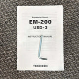 Used Takahashi EM-200 Temma 2 Goto Mount on Tak Wooden SE-LL tripod