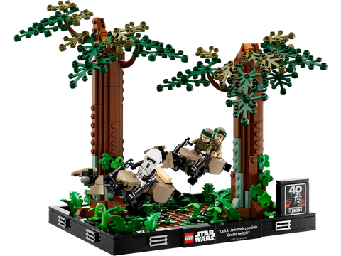 LEGO Star Wars Endor Speeder Chase Diorama 75353