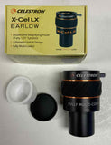 Used Celestron 2x - 1.25" - X-Cel LX Barlow Lens