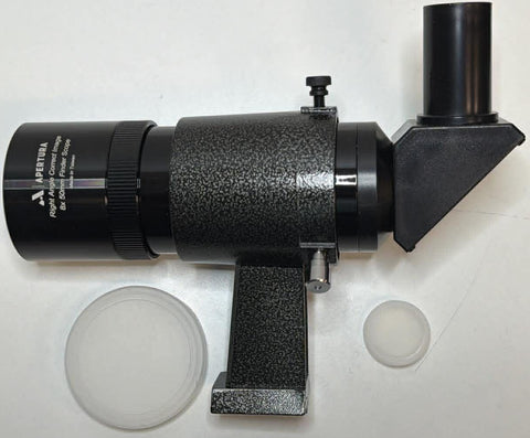 Used Apertura 8x50 Right Angle, Correct Image Finder Scope, Vixen footer