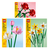 LEGO Flowers 3 Pack: Lotus, Daffodils, and Roses 40647 40747 40460