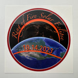 2023 Annular Solar Eclipse Sticker