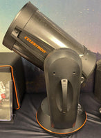 Used Celestron 800 CF OTA on working fork arm mount