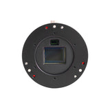 Sensor face of the ZWO ASI2600MM Air with the APS-C mono sensor and the small guide sensor above it