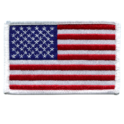 American Flag - White Border