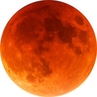 12 inch Circular Lunar Eclipse on Aluminum