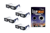 EclipSmart Solar Eclipse Glasses 4 Pack Observing Kit