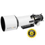 Classic White Aluminum ED80 f/6 APO Triplet with Hoya FCD100 optics