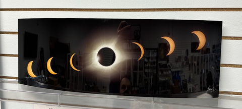 2017 Eclipse Timelapse Panorama on Curved Metal (3:1)