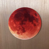 12 inch Circular Lunar Eclipse on Aluminum