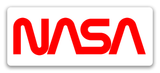 NASA Worm Logo Sticker