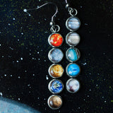 Solar System Mis-Matched Earrings