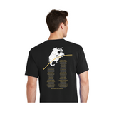 2024 Total Eclipse - Glow-in-the-dark corona t-shirt with concert-style back - Mens